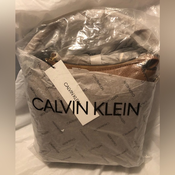 Calvin Klein Caramel Deandra Crossbody Bag - Picture 2 of 10